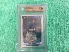 2014 Bowman Chrome Baseball. Kris Bryant 1st RC #BCP25 BGS 9.5 Chicago Cubs!