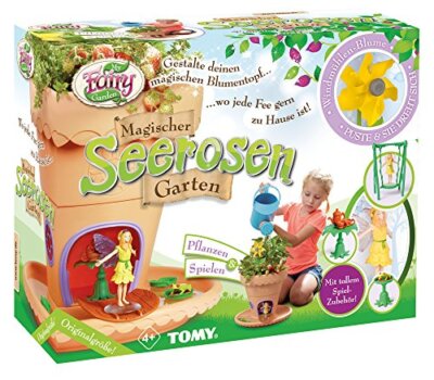 My Fairy Garden Tomy Spielzeugset - Magischer Seerosen-Garten für Kinder ab 4 Ja