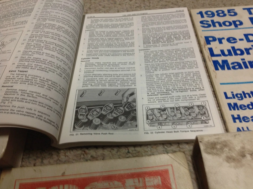 1985 Ford F-150 250 350 BRONCO ECONOLINE Truck Service Shop Repair Manual Set 85 - Image 4 of 4