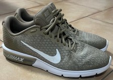 Nike Air Max Sequent 2 Herren Sneaker Laufschuhe Grün/Weiß EU 47,5