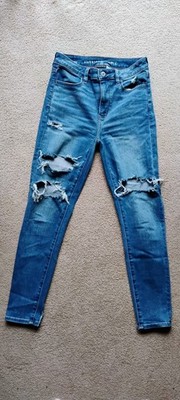 American Eagle Girls Jeans - Size 4 - Super High Rise Jegging Crop