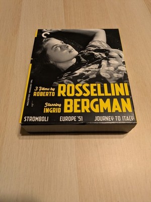 3 Films by Roberto Rossellini Starring Ingrid Bergman (Blu-ray, Criterion)