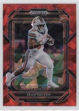 2023 Panini Prizm Draft Picks Red Ice Prizm Sean Tucker #121 0ps8