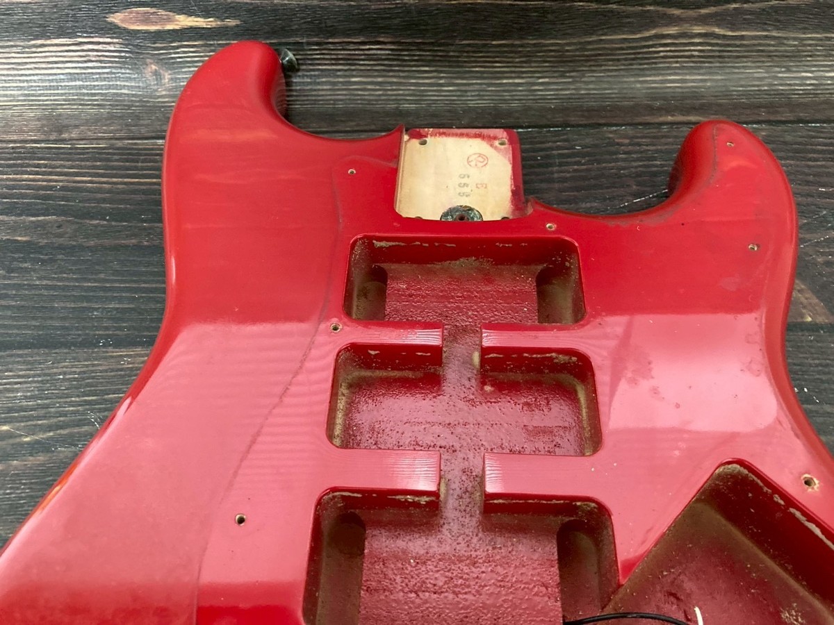 1985 Fender Japan Boxer Series ST-556 Stratocaster Body Red