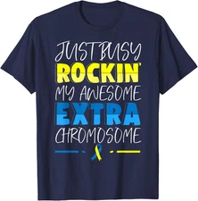 Down Syndrome Awareness Day Extra Chromosome Present Unisex T-Shirt
