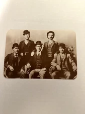 Butch Cassidy and The Sundance Kid Old West collectors post card unposted