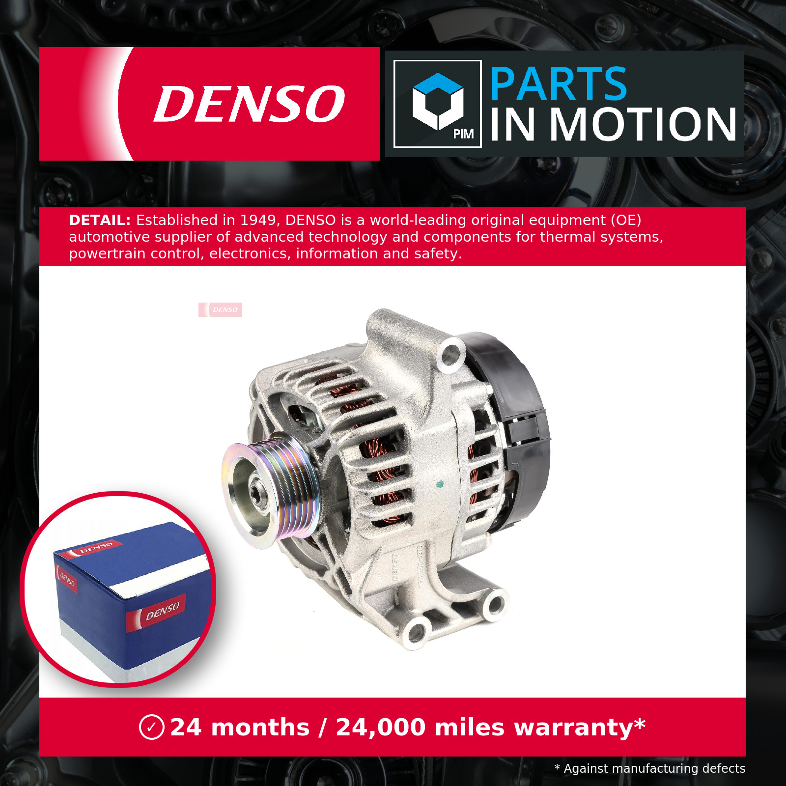 Alternator fits FIAT QUBO 225 1.3D 2008 on Denso 51718494 51854907 51784848 New - Image 8