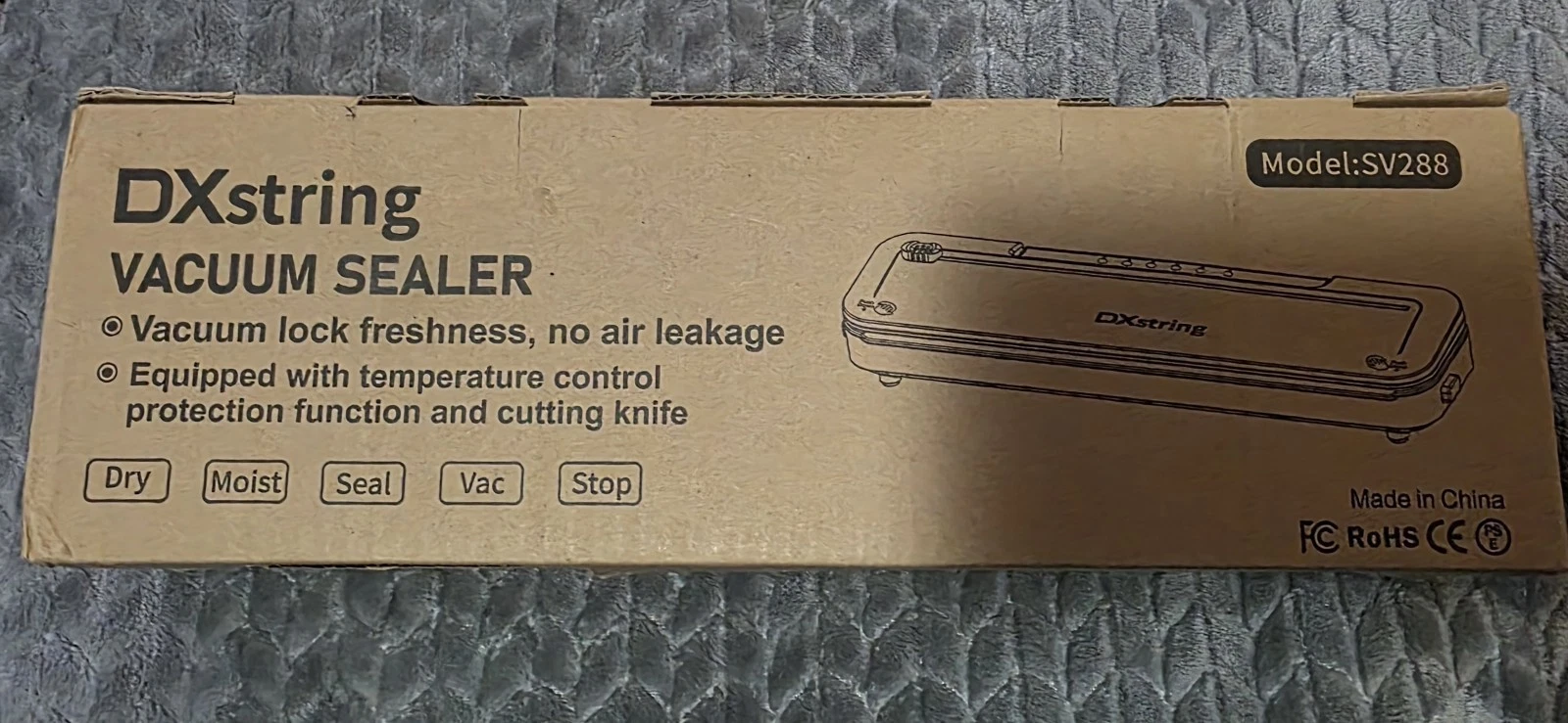 DXstring 75KPa Vacuum Sealer Machine, 5-in 1 Automatic Food Sealer with Starter