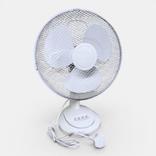 12" 3 Speed Oscillating Free-Standing Cooling Desk Table Fan New Boxed