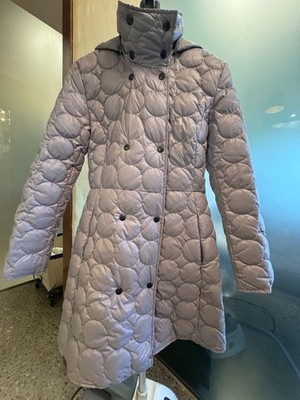 Akris Punto Women's Grey Circle Quilted Puffer Jacket Size 6