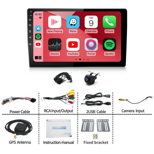 For 2007-2013 Chevrolet Silverado Carplay Android 15 Stereo Radio GPS WIFI 4+64G - Picture 19 of 20