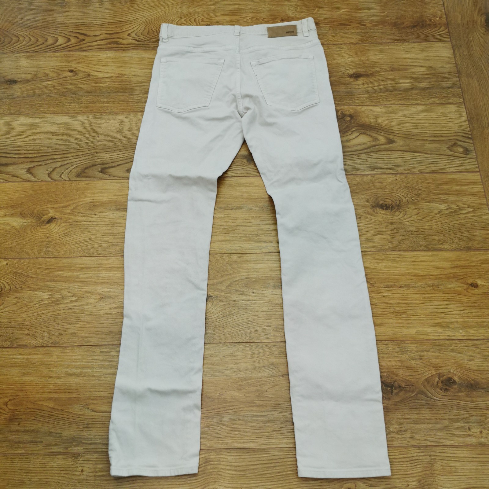 Hugo Boss Delaware 3-1 Jeans Mens W32 L34 White Skinny Fit Denim Stretch Zip thumbnail 13