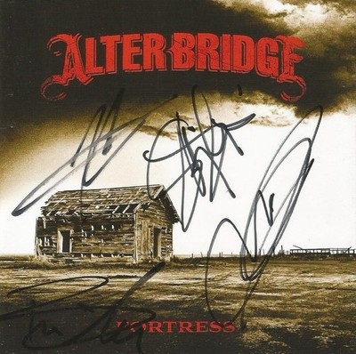 Alter Bridge Autographed Fortress CD