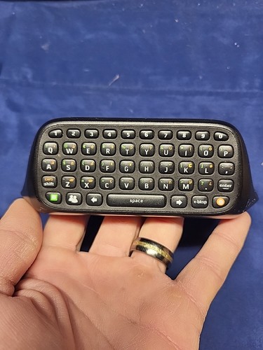 Microsoft XBOX 360 Chatpad - Tested - Works - Black FREE FAST SHIPPING
