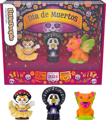 Little People Collector Día de Muertos Special Edition Figure Set, 3 Traditio...