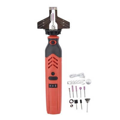 Kettensäge Schärfwerkzeug Set DC3,6V Akku Säge Schärfset Handheld5535