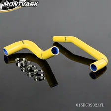 Fit For 1987-2006 88 Jeep Wrangler Yj/ Tj 2.4/4.2l Yellow Silicone Radiator Hose