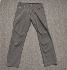 Kuhl Revolvr Pants Mens 33x32 Gray Cargo Born in the Mountains Nylon Blend