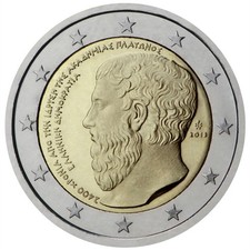2 Euro Greece 2013 * 2400th Anniversary - Foundation of Plato s Academy * Unc
