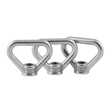 304 STAINLESS LIFTING EYE NUTS TRIANGLE RING NUT BOLT M8 M10 M12 M14 M16 M20 M24
