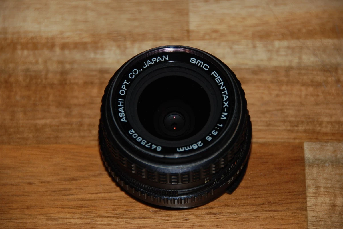 Appareil Pentax Asahi K2 – Objectif Pentax-M 28mm F/2.8, Argentique, Japon