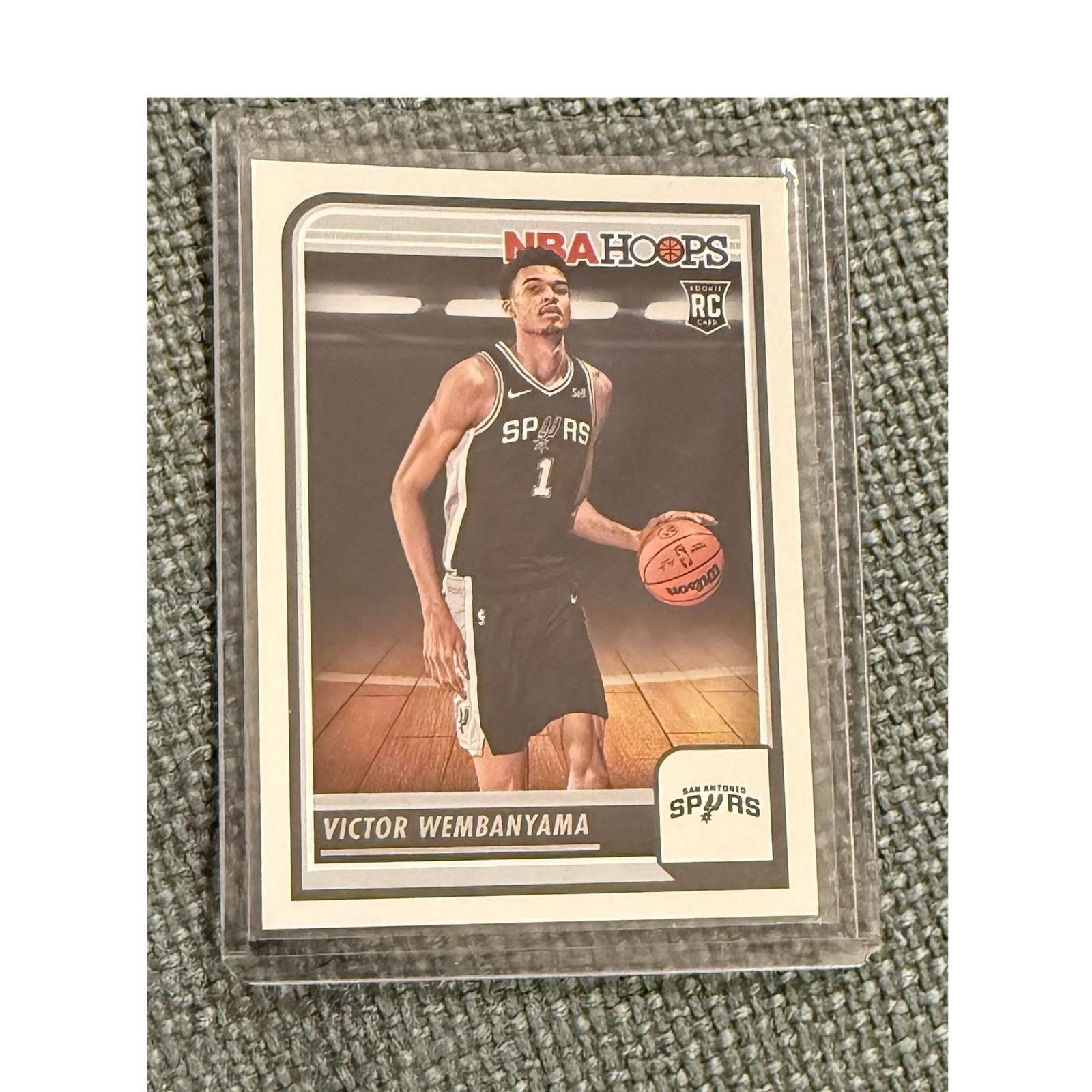 Panini 2023-24 NBA Hoops Victor Wembanyama Rookie #277 Basketball RC Red Back