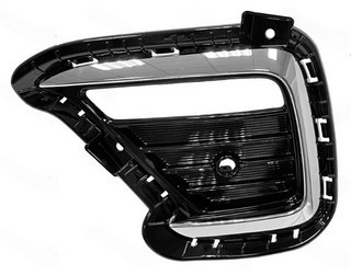 Grille de pare-choc arrière gauche pour KIA Sorento 2017-2020 Sport en ABS noir mat