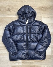 NEW- GAP Recycled Heavyweight Puffer Jacket/Coat, Mens XL, Navy  BLK