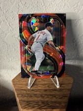 2025 Panini Select Baseball #134 - Ozzie Smith -Red Ice Prizm Premier Level /199