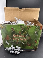 Christmas Berry Sprigs 12 Pack DIY Holiday Crafts 📦