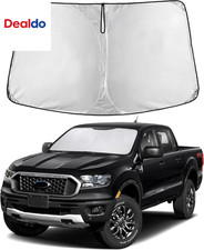 Windshield Sun Shade Compatible for Ford Ranger 2019  2024  Front Window Shade