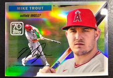 2021 Topps - CHROME 70 Years of Topps Baseball MIKE TROUT #70YTC-6