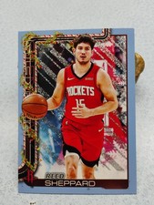 2025-26 Topps Holiday Basketball Reed Sheppard No.H143 Light Blue Glitter SP