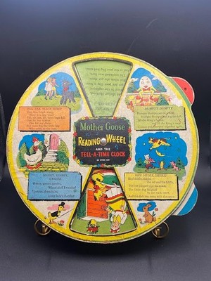 Mother Goose Reading Wheel, Kids Stuff Activity Book, Soft Cover