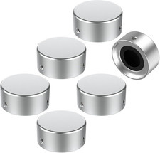 Buttons Guitar Pedal Footswitch Toppers Caps - Aluminium w/Lining 3 Screws O