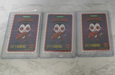 Veefriends Super Sticker Halloween Vibe N Vampire 3 x versiegelt /399 Gary Vee 