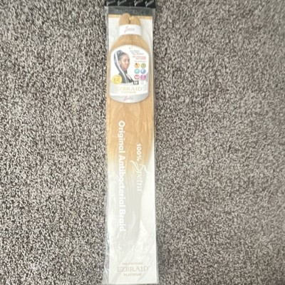 EZBRAID Antibacterial Pre-Stretched Braid Hair Extension Golden Blond 30in