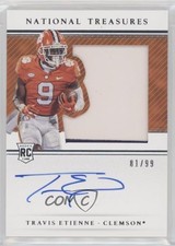 2021 Panini National Treasures Collegiate 81/99 Travis Etienne Jr #97 Auto 12mg