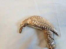 Brass Sitting eagle shape handle for walking stick handle