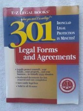 301 Legal Forms and Agreements - Paperback, by Mario D. German; - Good o