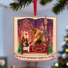 Personalized Christmas Ornament Naughty Couple Acrylic Decoration 2025