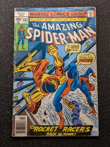 Amazing Spider-Man #182 (1978, Marvel) Rocket Racer Bronze Age Comic | eBay