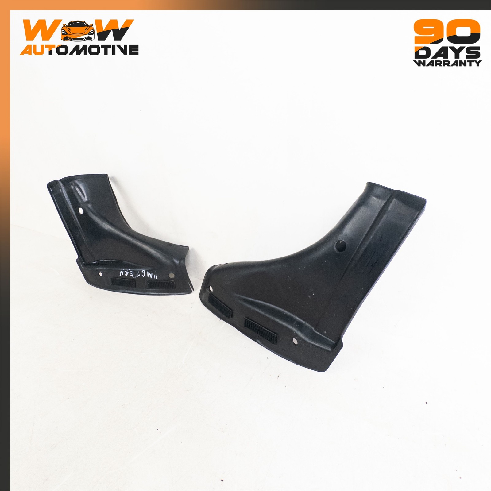 08-19 MASERATI GRANTURISMO REAR LEFT RIGHT LIGHT COVER TRIM BLACK SET OEM