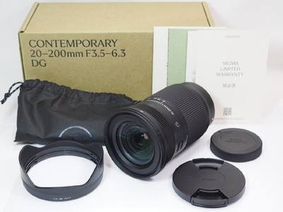 Excellent condition SIGMA CONTEMPORARY 20 200mmF3.5 6.3 DG for SONY E mount with