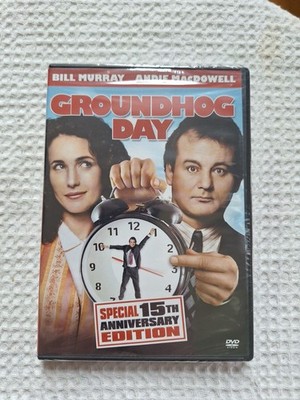 Groundhog Day (DVD 1993, 15th Anniversary W/S) Bill Murray NEW Sealed Free Ship 