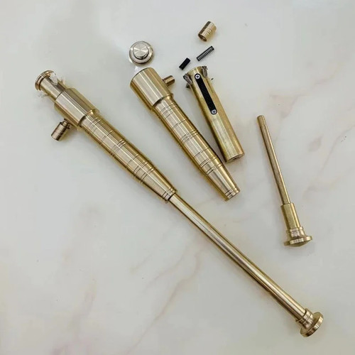 Torch Lighter Oil Trench Long Handled Torches Kerosene Fire Sticks Brass Lighter - Picture 5 of 6