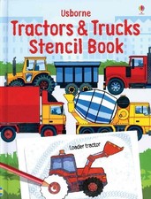 Usborne Tractors & Trucks Stencil Bo..., Pearcey, Alice