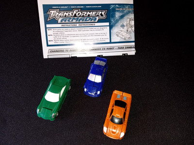 TRANSFORMERS Armada STREET SPEED Mini-Con team 2002 complete