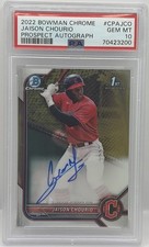 2022 Bowman Chrome Jaison Chourio #CPA-JCO  Prospect Auto Autograph PSA 10 RC