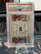 2024 Topps Definitive Winn/Smith Dual Auto 35/35